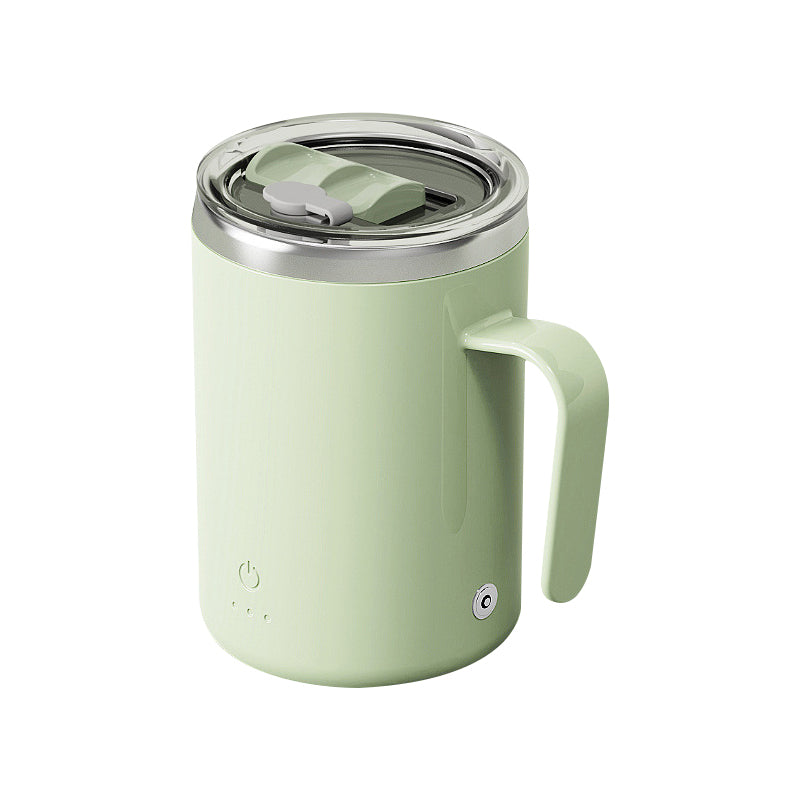Automatic Stirring Coffee Mug Stainless Steel Magnetic Stirring Mug With Lid Self Rotating Cup