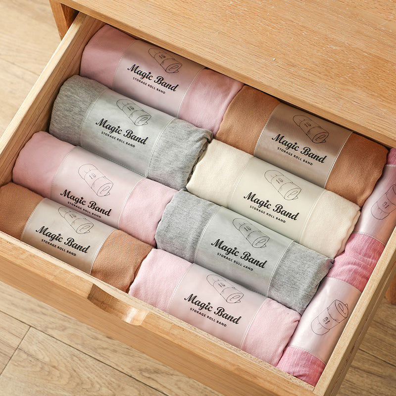 Clothes Roll Straps Self-Adhesive Strapping Straps Are Convenient For Household Clothes Sorting And Storage Straps Travel Supplies